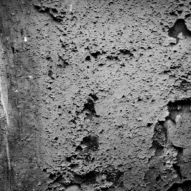 Old paper texture black and white rough scratch concrete wall abstract background