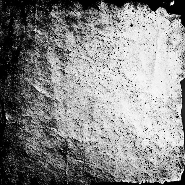 Photo old paper texture black and white rough scratch concrete wall abstract background