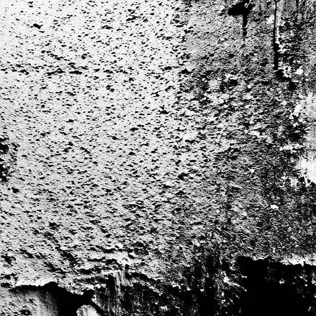 Old paper texture black and white rough scratch concrete wall paper background