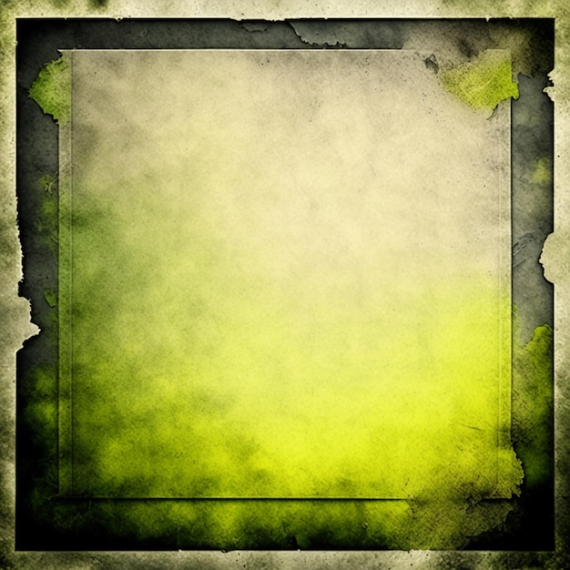 Photo old paper texture grey and chartreuse background