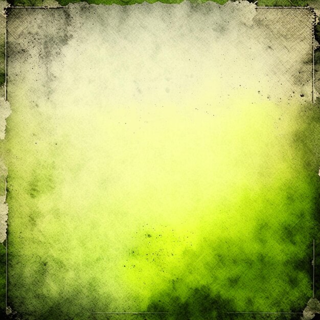 Photo old paper texture grey and chartreuse background