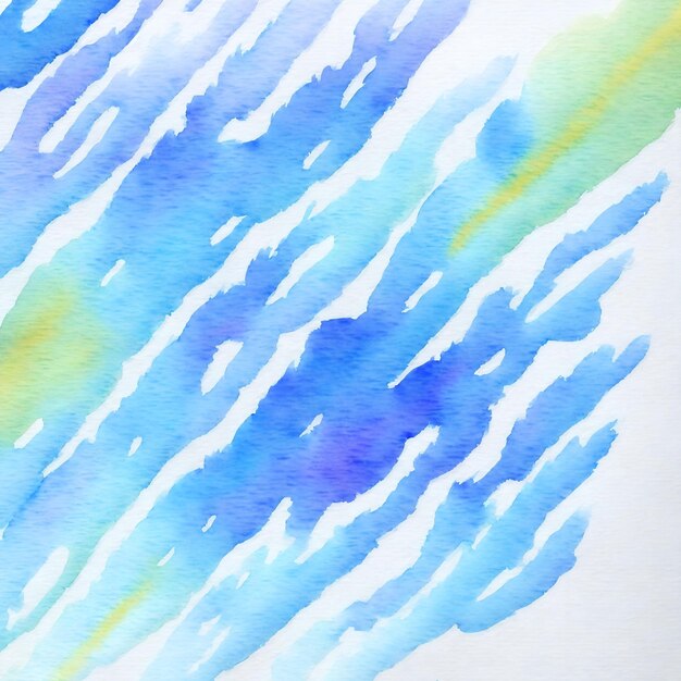 Old paper watercolor strokes with a blue brush background for design