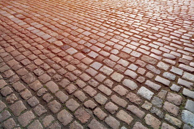 Old paving stones pattern