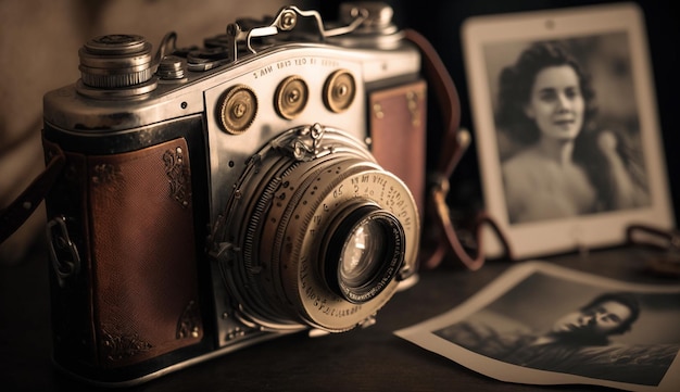 Фото Старая фотокамера и пленка старая фотокамера и плинка старая фотографическая камера