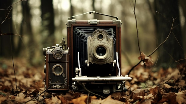 Old photo camera