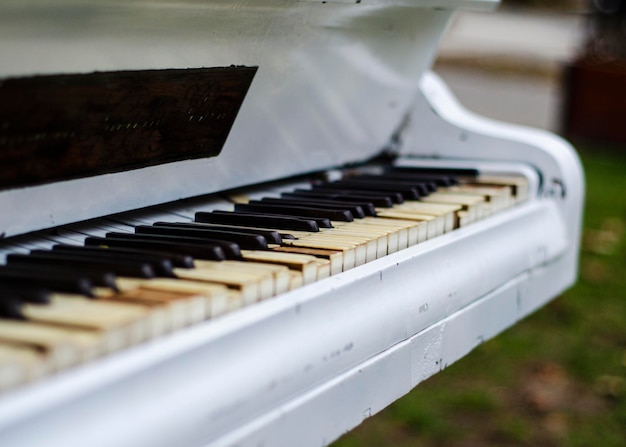 Foto vecchio pianoforte