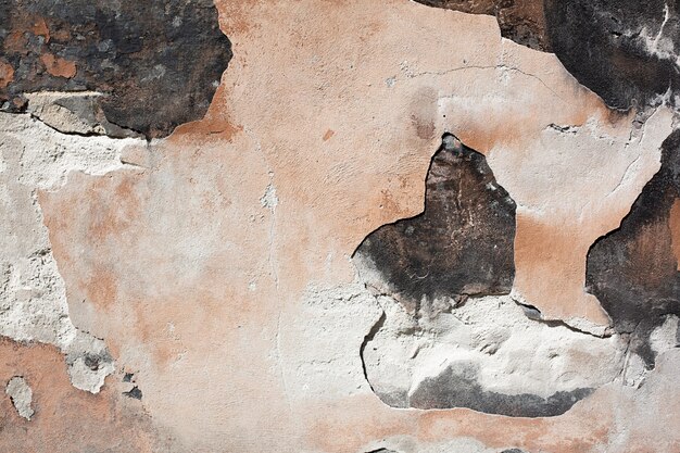 Old plaster cracked wall as a background