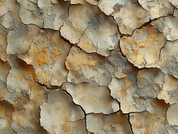 Photo old plaster wall with cracks and texture