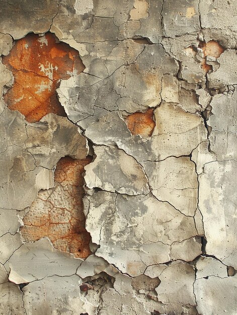 Old plaster wall with cracks and texture