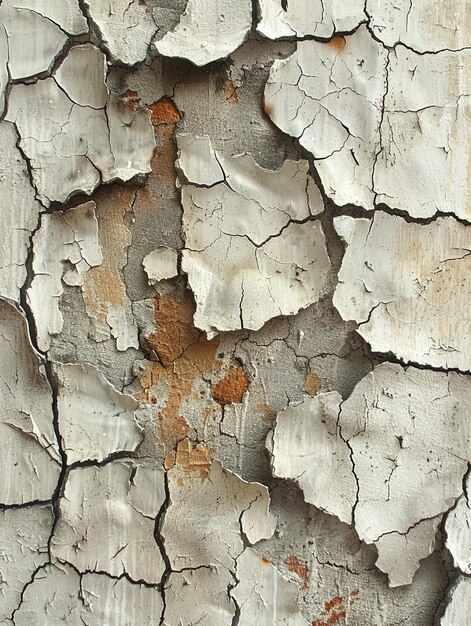 Foto vecchio muro di gesso con crepe e consistenza