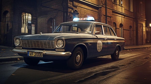 Old police car