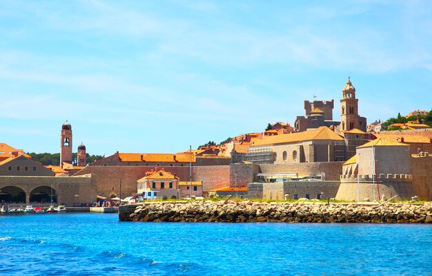 Vecchio porto di dubrovnik, croazia