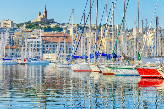 Old port marseille france