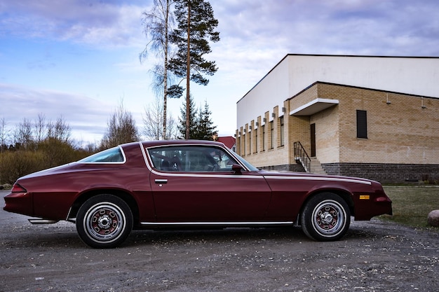 An old powerful classic American car automotive classics maslkar