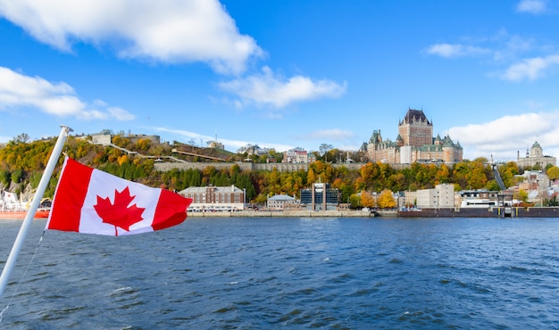 Old Quebec City in autumn season, Quebec, Canada