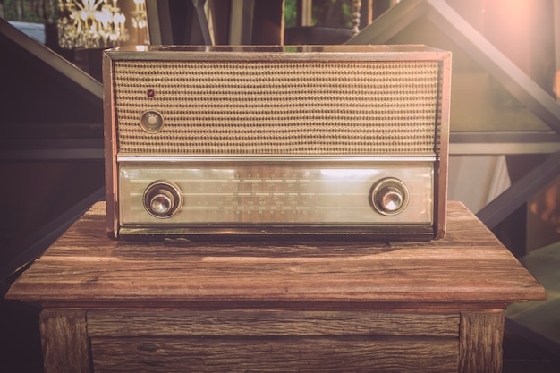 Photo old radios used as illustrations