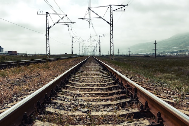 Old railway tracks