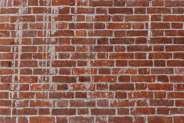 Old red brick wall in a background image