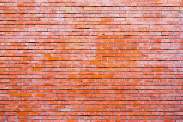 Photo old red brick wall background