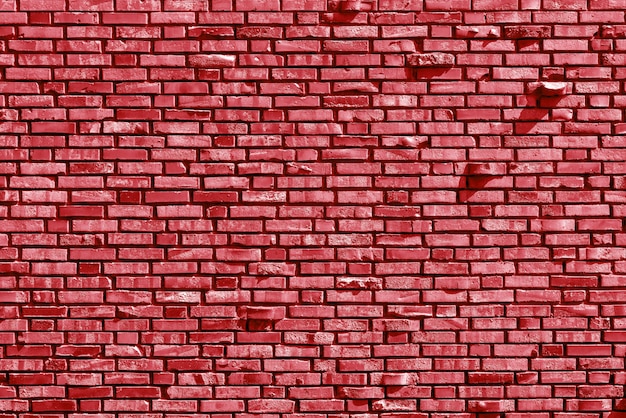 Old red brick wall background