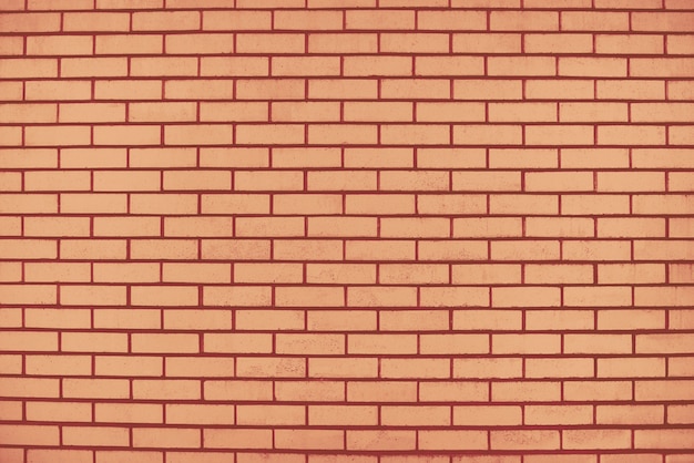 Old red brick wall background 