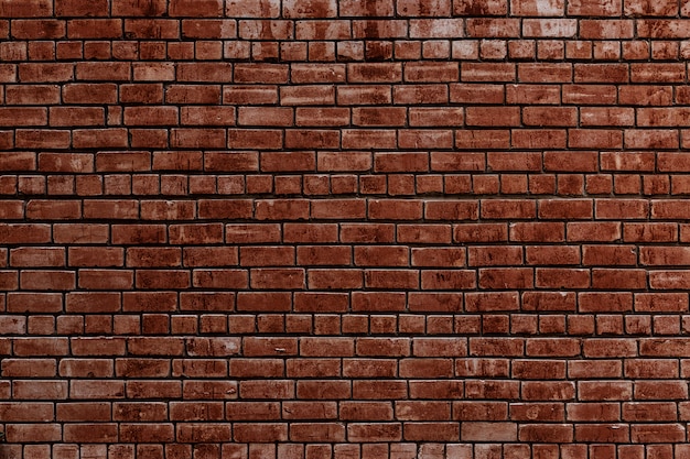 Old red brick wall, rustic texture