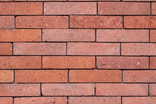 Old red brick wall texture background