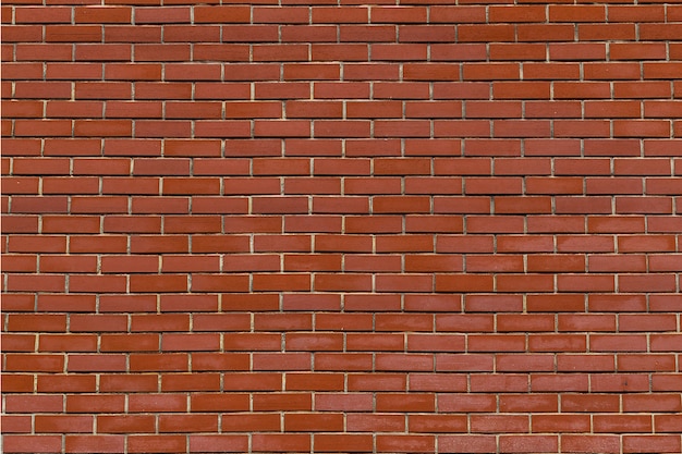 Old red brick wall texture background