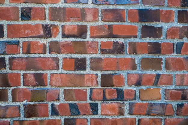 Old red brick wall texture background 