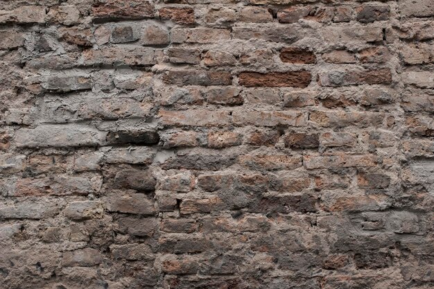 Old red brick wall texture. Grunge background