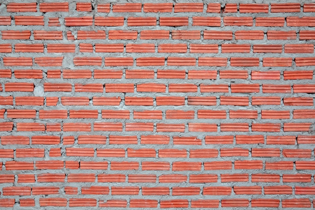 Old red brick wall texture