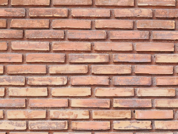 Old red brick wall