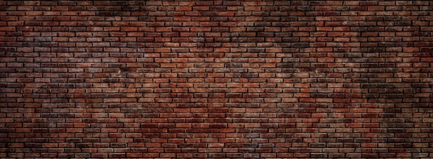 Old red bricks wall