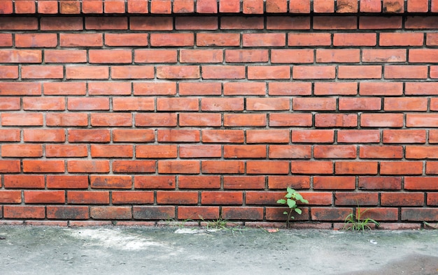 old red grunge brickwork background