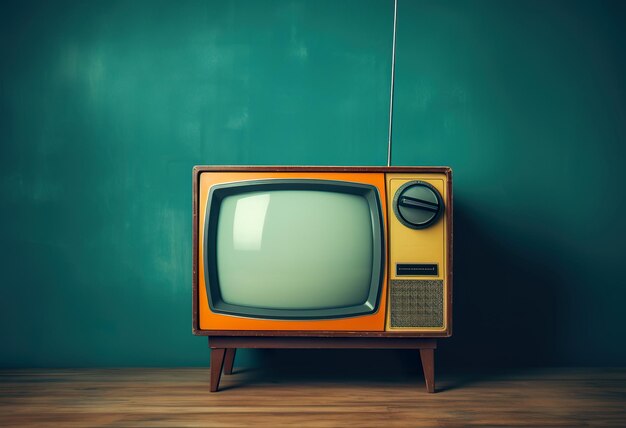 A old retro television monitor