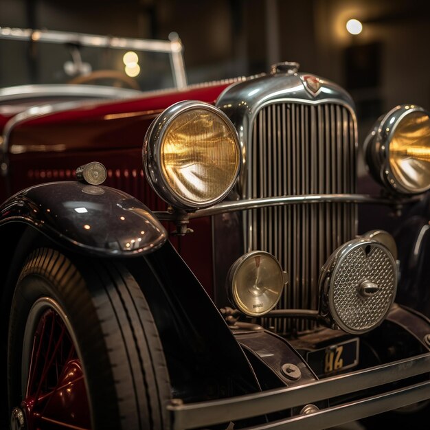 Foto vecchia fotografia di modello di auto rolls royce