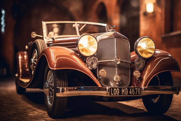 Photo old rolls royce model car photography