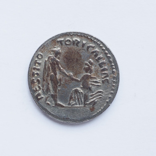 Old Roman coin