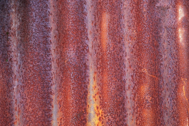 Old roof with rust iron for background.