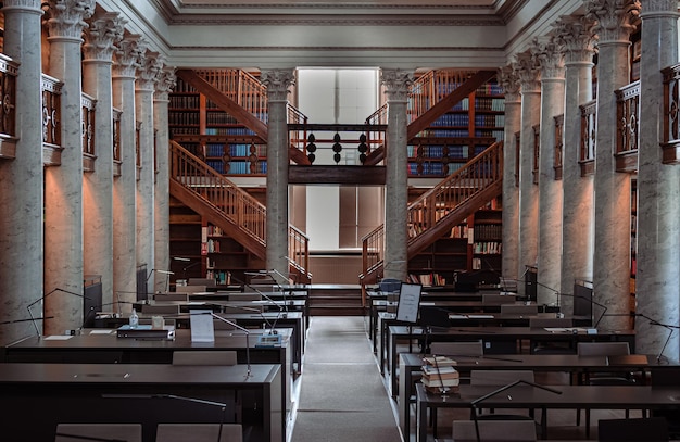 old room in the city, National Library of Finland