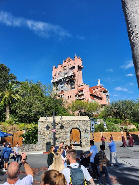 Old ruin at disneys hollywood studios