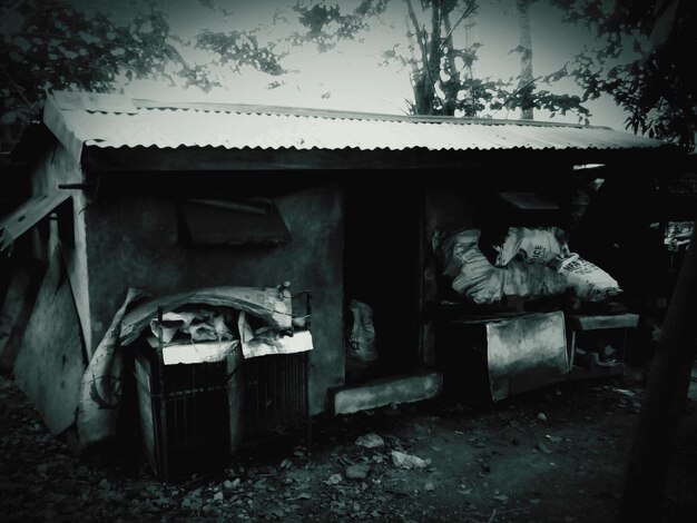 Foto vecchio edificio in rovina