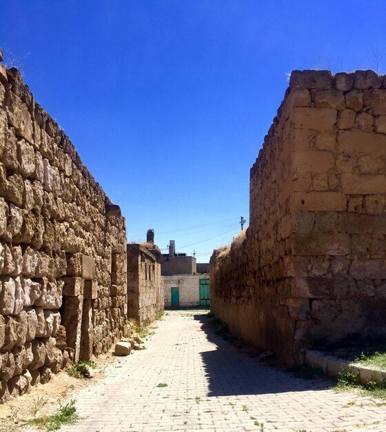 Old ruins against clear sky