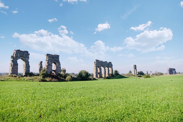 Old ruins against sky