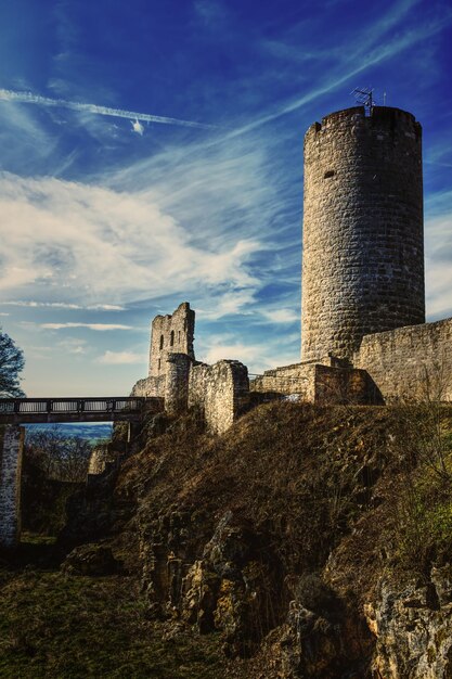 Old ruins against sky