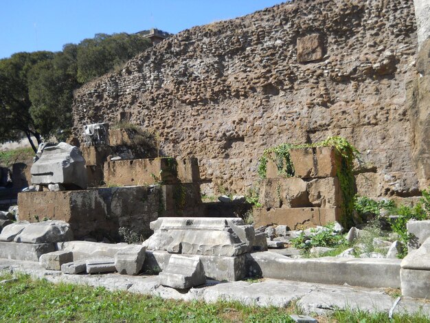 Old ruins of building