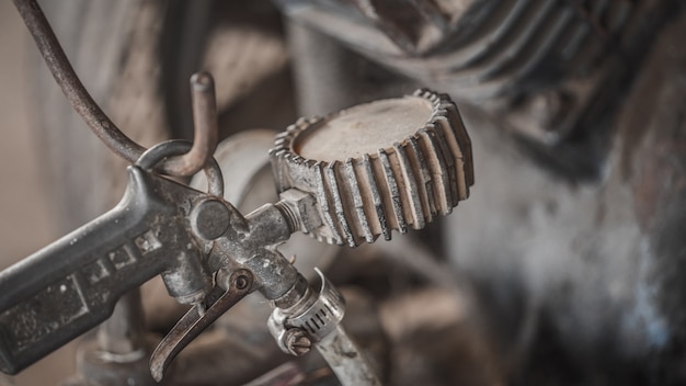 Old Rusty Engine Machine