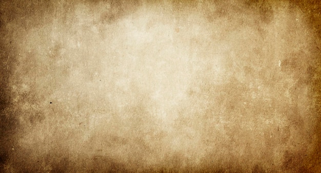 An old stained blank sheet of brown paper