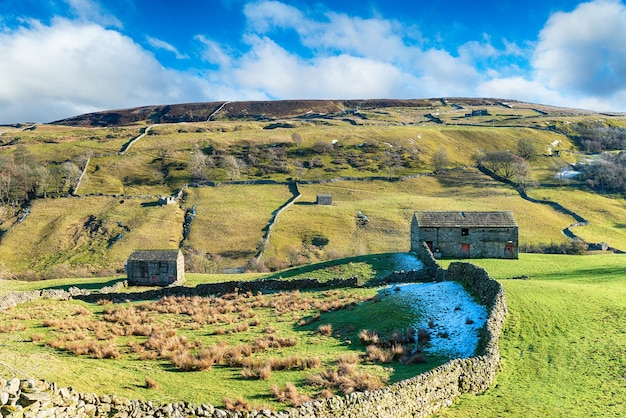 Old stone barns near Keld