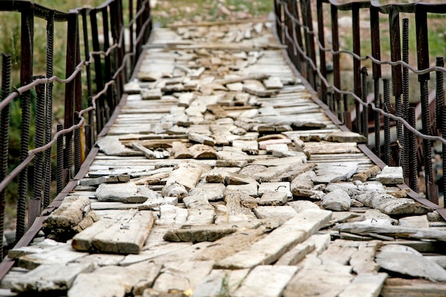 Foto vecchio ponte di pietra